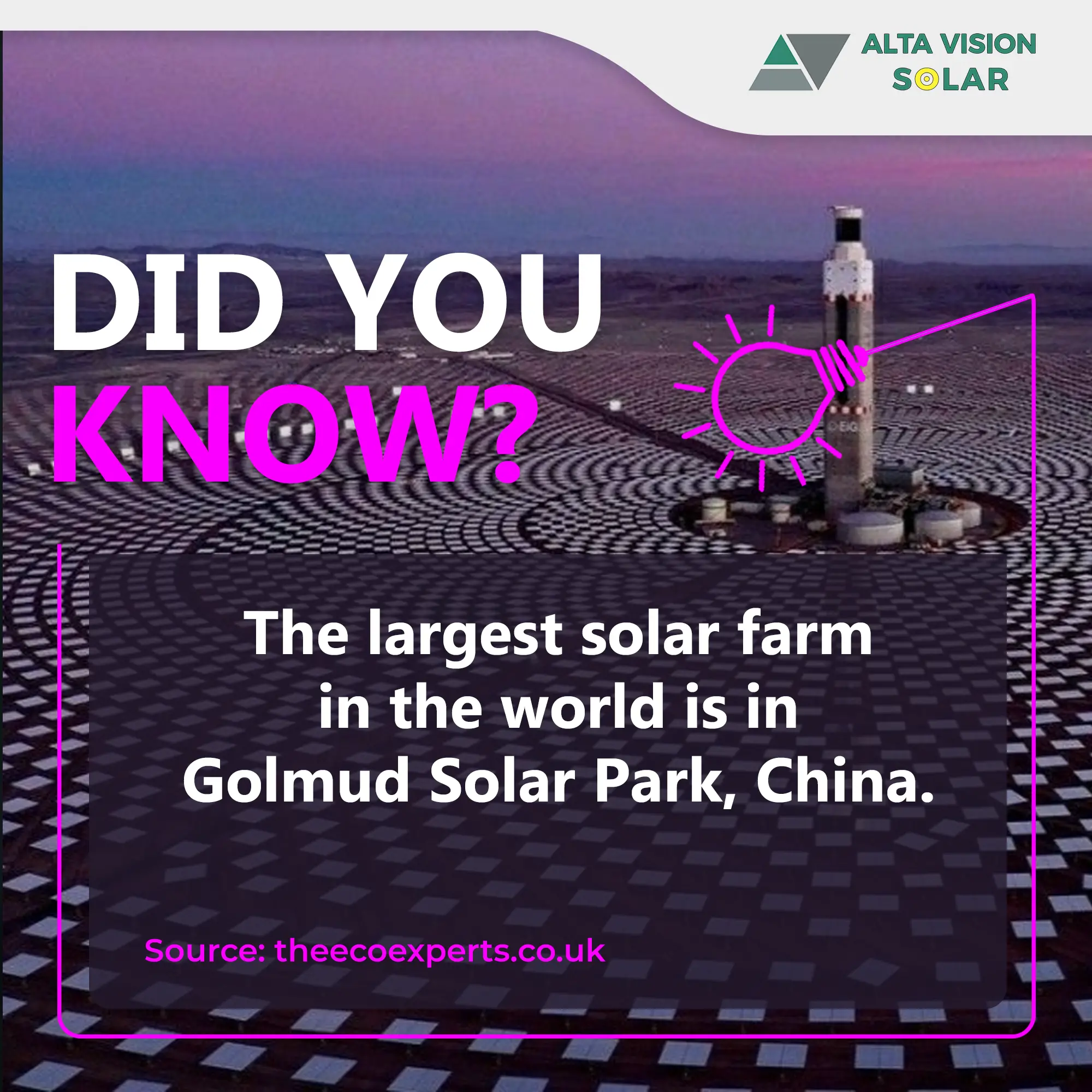 The Largest Solar Farm In The World Is In Golmud Solar Park, China | AV Web